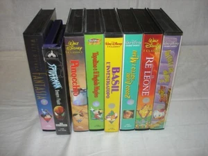 (288) LOTTO N°8 VHS WALT DISNEY PINOCCHIO SPIDERMAN RE LEONE ECC.. - Foto 1 di 7