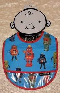 Crocodile Creek 2010 Kid Bib Robots Allover NWT - Picture 1 of 2