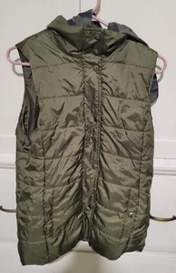 Arizona Jean Co Men's Green Camo Pattern Zip Up Vest Size L - Picture 1 of 4