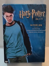 HARRY POTTER: First 3 Movies in DANISH 6xDVD's Region 2 *FREE SHIPPING*