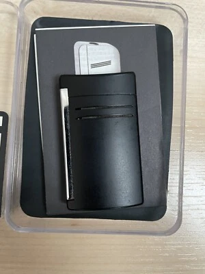 Briquet ST Dupont Jet Mat Jet Flame Lighter - Black - Imagen 1 de 4