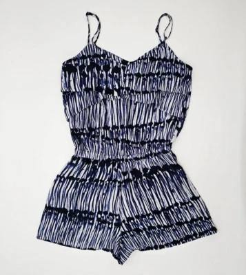 Zara Damen Mädchen Kurzes Overall Jumpsuit Einteiler Spagettiträger in Gr. XS - Bild 1 von 4