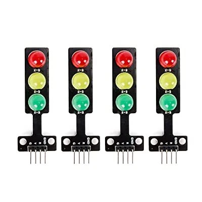 4pcs Mini-Traffic Light 5V 5mm LED Display Module for Arduino Creative DIY Kit - Image 1 of 4
