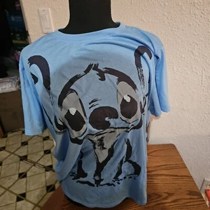 Disney Stitch Tshirt Blue Size XXL Nwt - Picture 1 of 4