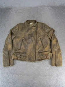 We The Free Vegan Leather Jacket Womens Medium Brown - Picture 1 of 8