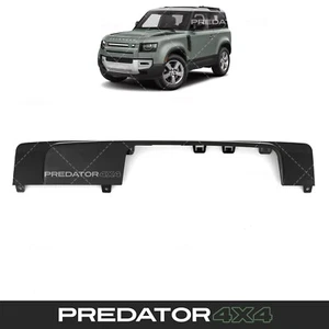 GLOSS BLACK REAR BUMPER TOW BAR TRIM SURROUND FOR LAND ROVER DEFENDER L663 2020+ - Afbeelding 1 van 8