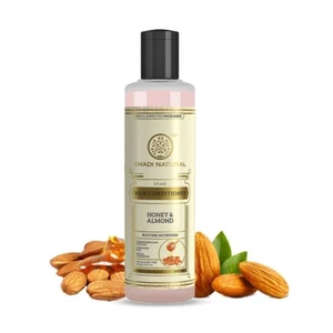 Khadi Natural Honey Almond Hair Conditioner Growth Cleanser All Hair Types 210ML - Picture 1 of 6