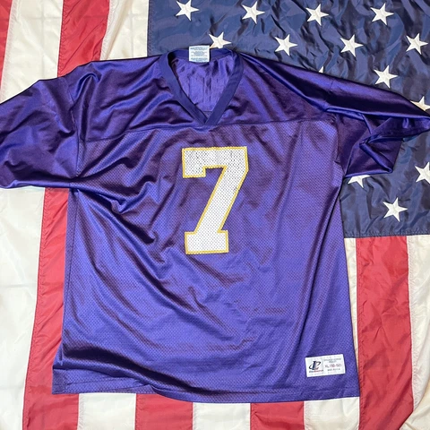 Vintage Minnesota Vikings Logo Athletic  Cunningham Jersey #7 Men’s XL 90’s USA Cover