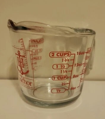 Anchor Hocking Measuring Cup 2 Cups Capacity - Image 1 of 4