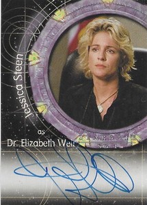 Stargate SG-1 Season 7 - A48 Jessica Steen Autograph as Dr Elizabeth Weir Auto