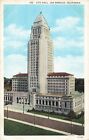 Postcard City Hall Los Angles California