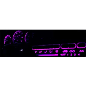 Pink/Purple LED Cluster + Climate Control Bulb KIT For Honda Civic EG 1992-1995 - Picture 1 of 3