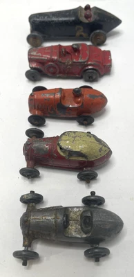 LOTE DE COCHES DE CARRERAS MOLDE AGUANIEVE CAW VINTAGE CUPÉ ENANO CHARLES A MADERA PLOMO FUNDIDO Foto 1 de 4