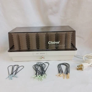 VTG Clairol Kindness 3 Way Hairsetter Hot Rollers Model K-420 SZ With Clips EUC - Picture 1 of 8