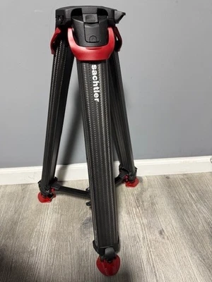 Sachtler Flowtech 75 MS Carbon Fiber Tripod With spreader and Rubber - Image 1 of 4