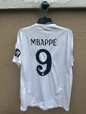 Real Madrid 2024-25 Home Soccer Jersey MBAPPE #9 Adidas Men’s Sz XL - Image 1 of 4