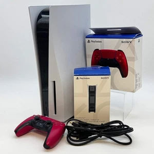 Sony PlayStation 5 Disc Edition PS5 825GB White Console Gaming System CFI-1215A - Picture 1 of 14