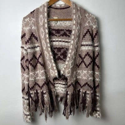 Cárdigan suéter para mujer Gimmicks By BKE hilo pestañas talla XS multicolor hada Foto 1 de 4