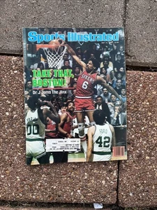 L3 1982 DR J JULIUS ERVING SIXERS 31. Mai Sport Illustrierte Zeitschrift  - Bild 1 von 5