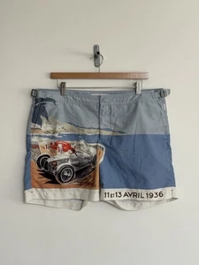 Pantalones Cortos de Natación Orlebar Marrón Clásicos Bulldog De Colección Mónaco Coche de Carreras W36/XL - Imagen 1 de 16