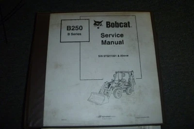Bobcat Ingersoll Rand B300 Backhoe Loader Service Repair Manual 570211001-  xz - Image 1 of 4