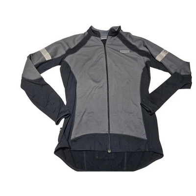 Chaqueta de ciclismo para mujer Katmandú gris negro detalles reflectantes Foto 1 de 4