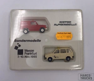 Rietze Set Nissan Prairie Mitsubishi Pajero „Messe Frankfurt 1985“ 1:87 /RI801 - Picture 1 of 1