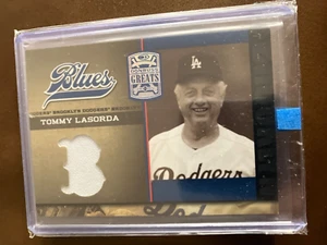 2005 Donruss Greats Dodger Blues Tommy Lasorda Relic Card #DB-4 - Bild 1 von 2