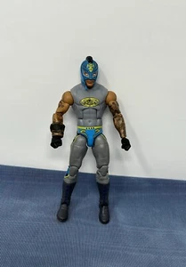 Mattel WWE 2014 Rey Mysterio 6" Blue/Grey Batman Read - Picture 1 of 13