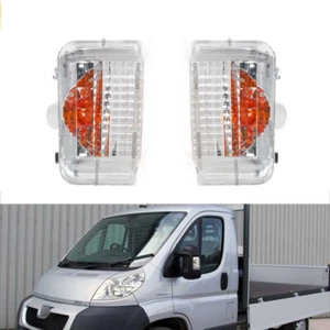 1 Pair mirror indicator For Citroen Jumper Ducato Peugeot Boxer 2006-2014 - Picture 1 of 6