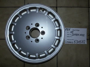 Alufelge Gullideckel 2014011102 6Jx15H2 ET49 W201 190 Mercedes - Bild 1 von 2