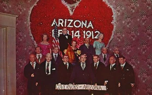 Governors of Arizona Replica Since 1912 Linsey's Doll House AZ Vintage Postcard - Picture 1 of 2