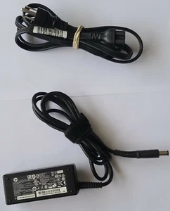HP 45W 19.5V Charger power supply adapter 744891-002 HSTNN-CA40 BLACK BIGGER TIP - Photo 1/5