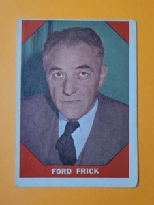 1960 Fleer Baseball Greats #74 Ford Frick Baseball Commissioner - VG