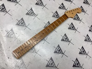 Warmoth Strat Modern Electric Guitar Neck Maple Canary - Picture 1 of 12