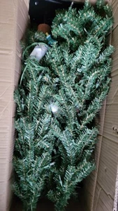 NEW Pottery Barn Pre-Lit Alpine Trees 2ft,3ft,4ft Clear lights. Set of 3 - Picture 1 of 5