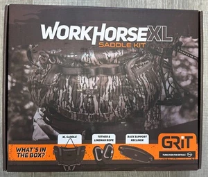 Tethrd Grit XL Saddle Mossy Oak Bottomland New - Picture 1 of 2