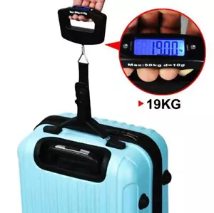 Portable Handheld Digital Travel Suitcase Luggage Weighing Scale/Strap 50Kg - Picture 1 of 4