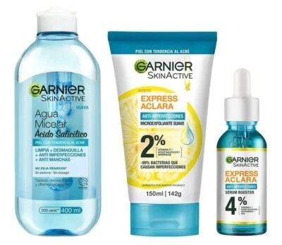 Kit Garnier Rutina Express Aclara Anti Acné Ácido Salicílico - Image 1 of 4