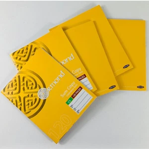 Pack/5 Maths Sum Copy School Home Work Exercise Books Box Grid C3 Squared Pages - Picture 1 of 7