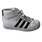 Adidas Pro Model J Big kid's Basketball Shoes White Black s85962 Youth Size 3.5