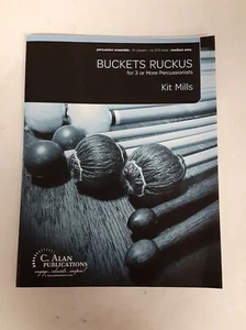 Buckets Ruckus for 3 or more Percussionists Medium Easy Percussion Ensemble - Picture 1 of 4