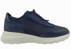 Scarpe da donna GEOX D35LPC sneakers basse casual sportive leggere slip on blu