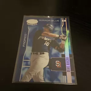 2003 Leaf Certifed Materials Mirror Blue Mike Rivera #’d /50 Padres - Picture 1 of 2