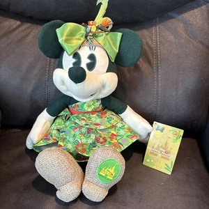 Disney Parks Minnie Mouse Hauptattraktion verzaubertes Tiki Zimmer Plüsch 5/12 Neu mit Etikett - Bild 1 von 8