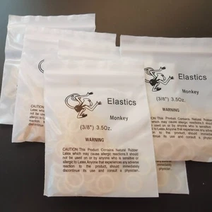 Anillos de ortodoncia de 3,5 OZ elásticos dentales bandas elásticas 3/8" dientes 100 paquetes - Imagen 1 de 6