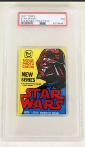 1977 Topps Star Wars 2nd Series Wax Pack PSA 7 NM - Picture 1 of 2