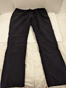 Men's Levi's 511 Jet Black Cotton Stretch Jeans Size 38 X 32 - Picture 1 of 12