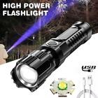 Portable LED Flashlight Super Bright Torch USB Rechargeable Lamp High Powered[-