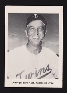 1958-65 JAY PUBLISHING Sam Mele TWINS 5x7 PICTURE PACK PHOTO VG-EX B - Picture 1 of 2